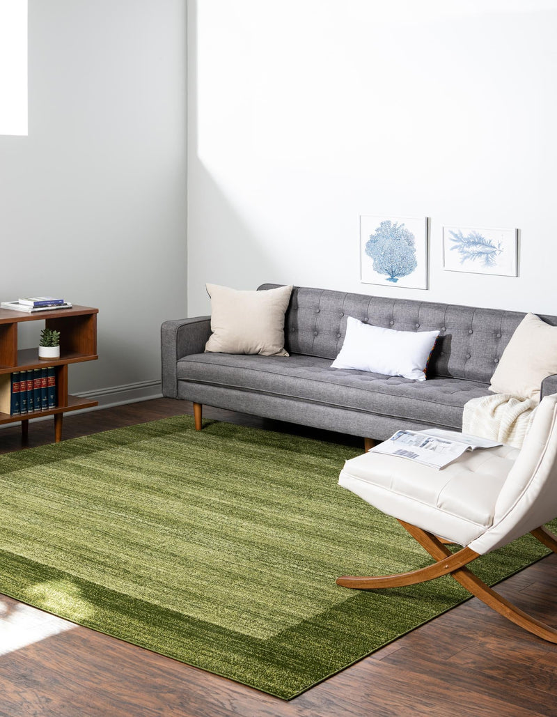 Studio Haven Collection Area Rug - Conservatory (Light Green) Square Light Green lifestyle 26