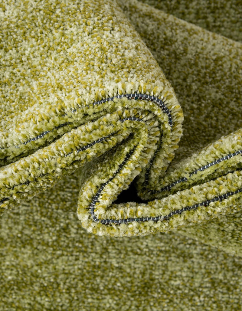 Studio Haven Collection Area Rug - Conservatory (Light Green) Round Light Green lifestyle 33