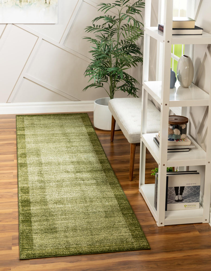 Studio Haven Collection Area Rug - Conservatory (Light Green) Runner Light Green lifestyle 20