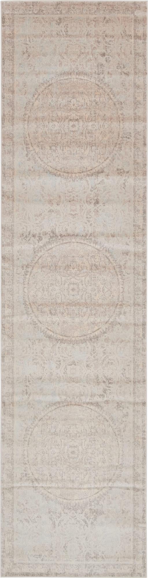 Heritage Retreat Collection Area Rug - Mansion Runner Beige lifestyle 8