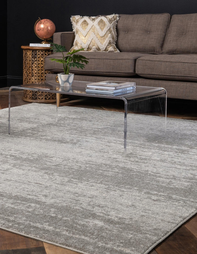Studio Haven Collection Area Rug - Gallery (Gray) Square Gray lifestyle 49