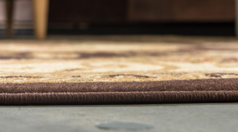 Versailles Elegance Collection Area Rug - Louveciennes (Brown) Runner Brown lifestyle 29