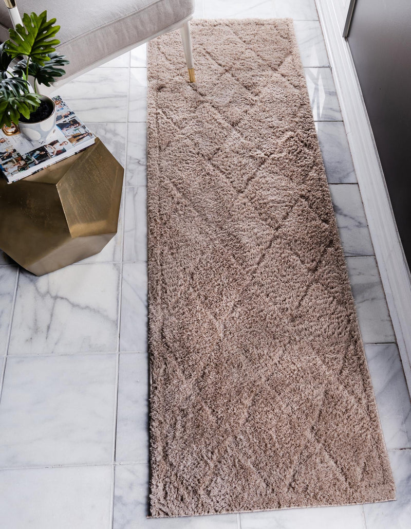 Trellis Haven Collection Area Rug - Havenwood Runner Beige lifestyle 75