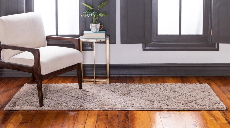 Trellis Haven Collection Area Rug - Havenwood Runner Beige lifestyle 91