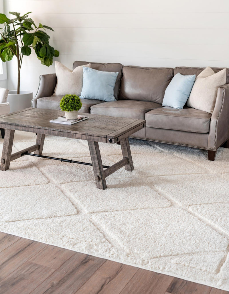 Trellis Haven Collection Area Rug - Havenwood Rectangle Ivory lifestyle 9