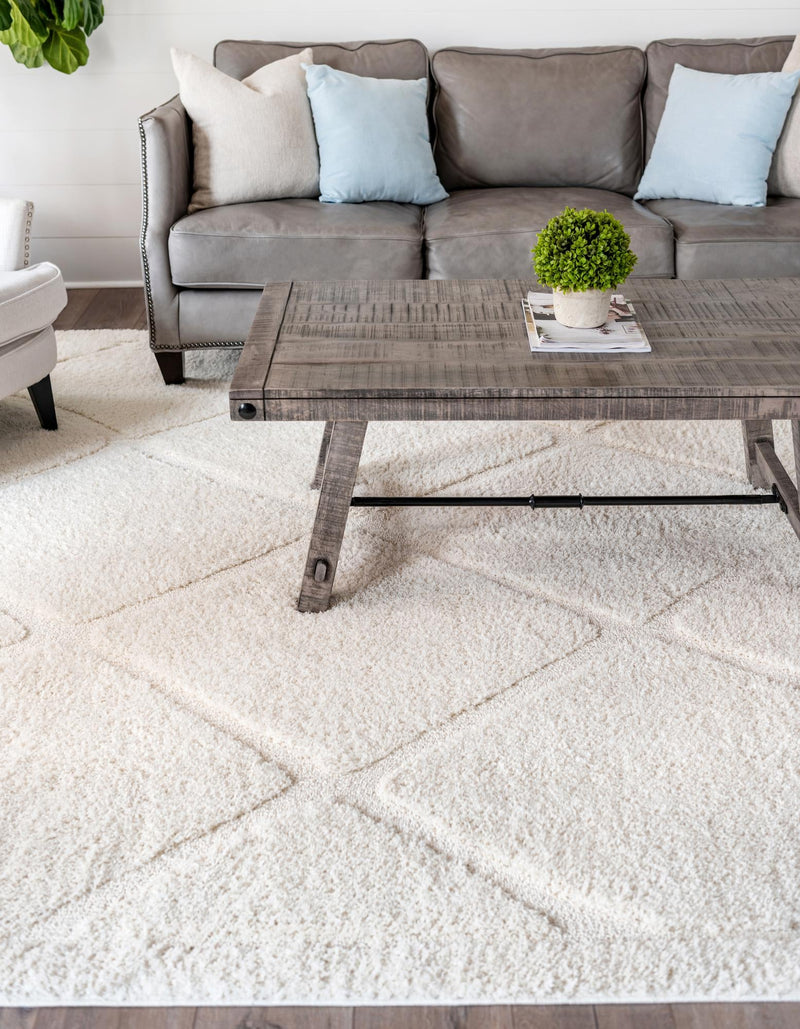 Trellis Haven Collection Area Rug - Havenwood Rectangle Ivory lifestyle 14