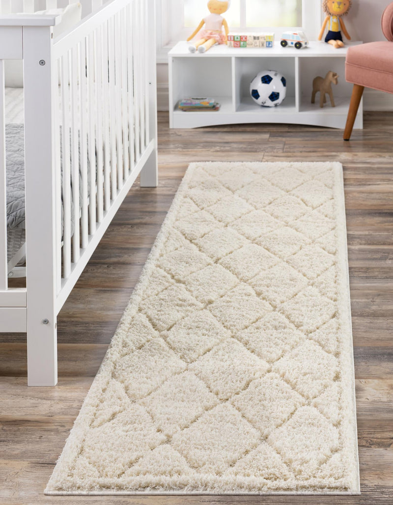 Trellis Haven Collection Area Rug - Havenwood Runner Ivory lifestyle 76