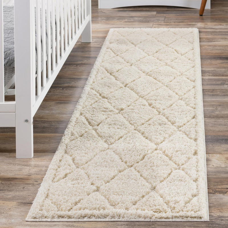 Trellis Haven Collection Area Rug - Havenwood Runner Ivory lifestyle 120