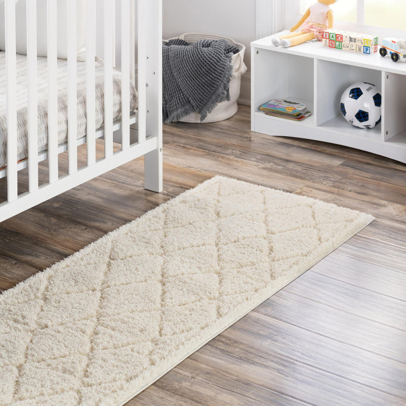 Trellis Haven Collection Area Rug - Havenwood Runner Ivory lifestyle 126