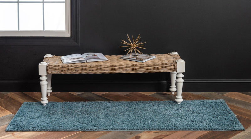 Trellis Haven Collection Area Rug - Havenwood Runner Light Blue lifestyle 93