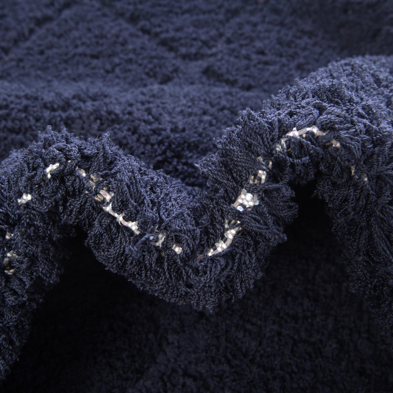 Trellis Haven Collection Area Rug - Havenwood Rectangle Navy Blue lifestyle 35