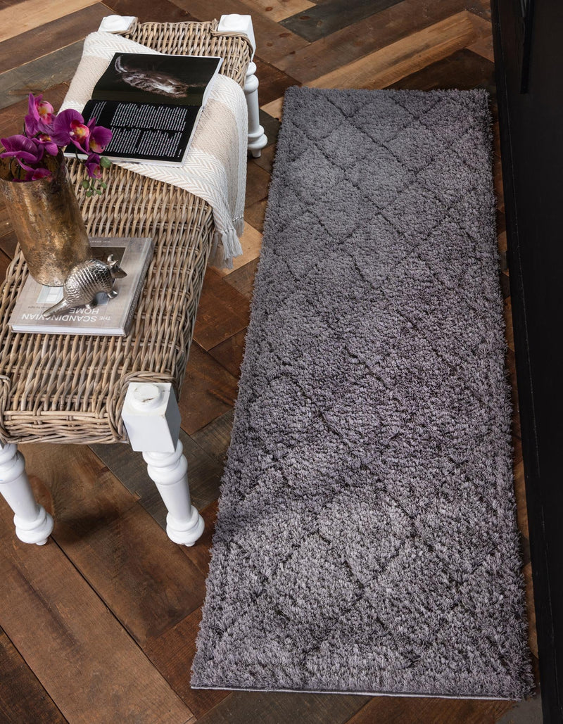 Trellis Haven Collection Area Rug - Havenwood Runner Dark Gray lifestyle 79