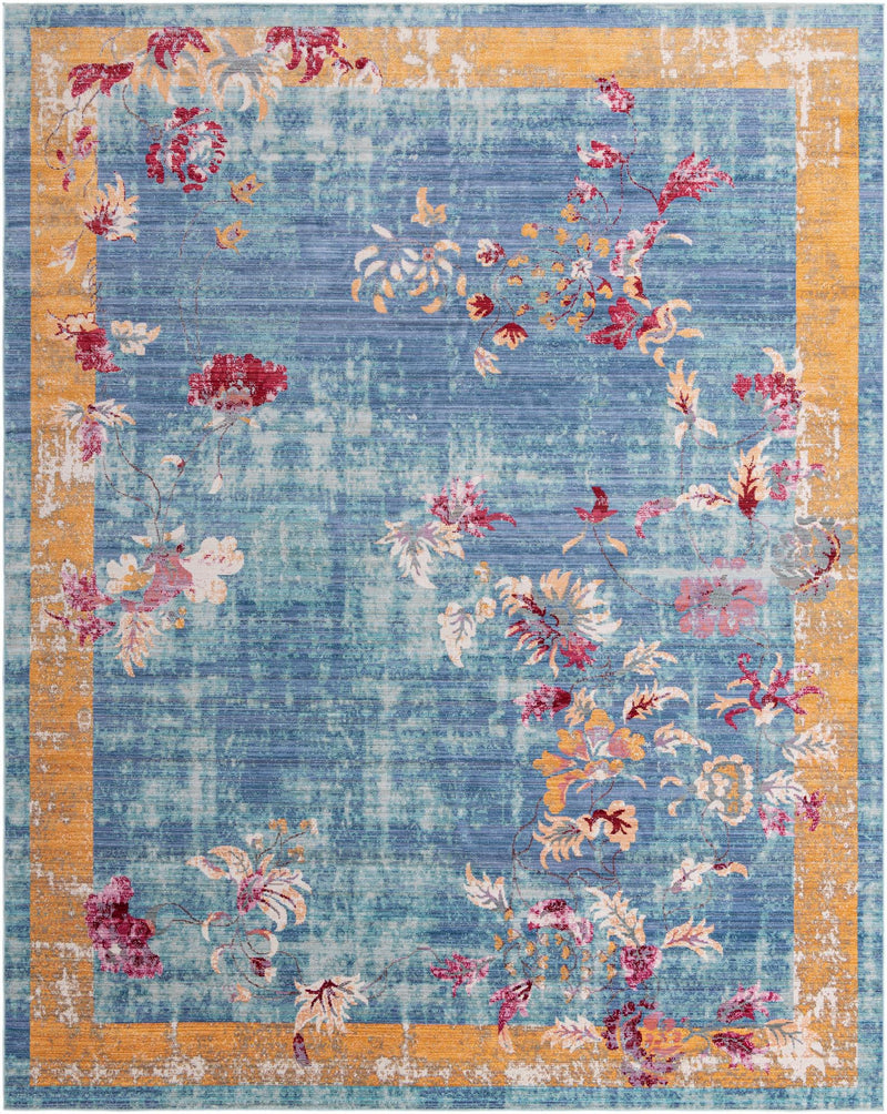 Lagoon Luxe Collection Area Rug - Dockside Rectangle Blue Main