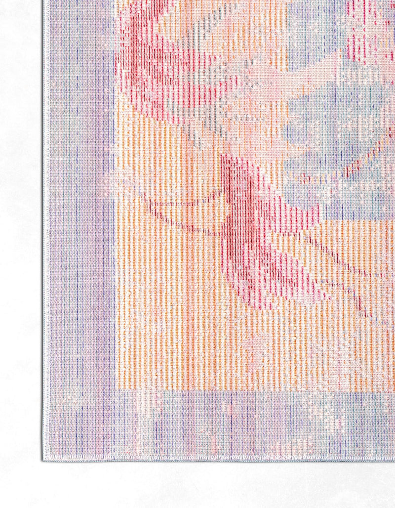 Lagoon Luxe Collection Area Rug - Dockside Square Blue lifestyle 40