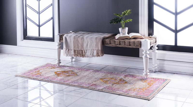 Serenade Oasis Collection Area Rug - Mirage Runner Beige lifestyle 19