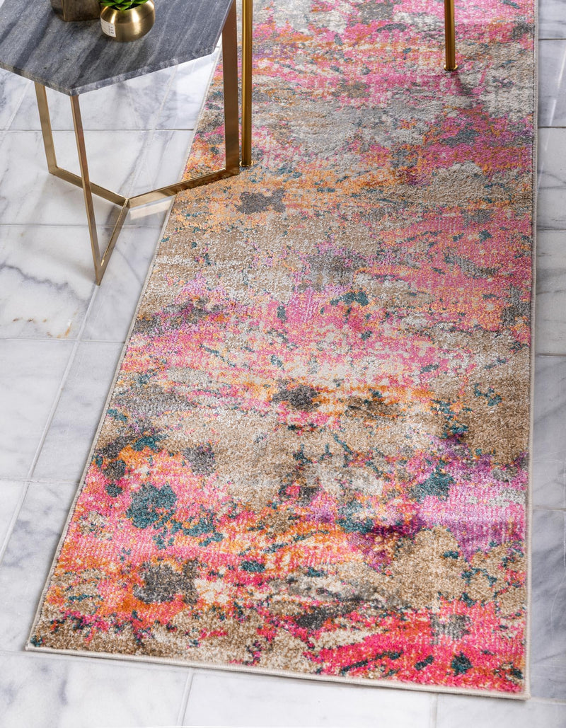 Serenade Oasis Collection Area Rug - Haven Runner Dark Beige lifestyle 16