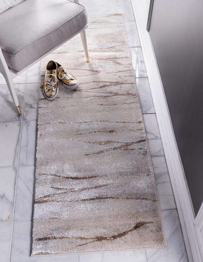 Serenade Oasis Collection Area Rug - Nirvana Runner Beige lifestyle 16
