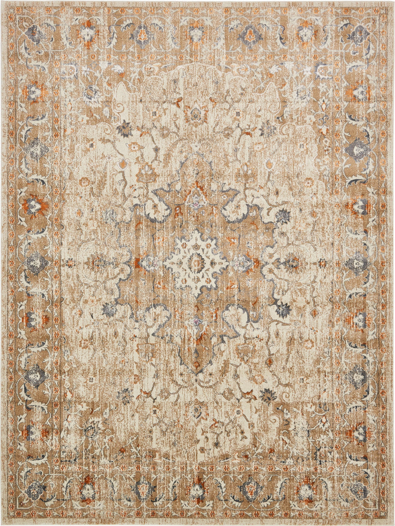 Serenade Oasis Collection Area Rug - El Dorado Rectangle Beige Main