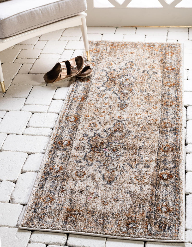 Serenade Oasis Collection Area Rug - El Dorado Runner Beige lifestyle 12
