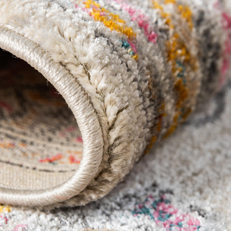 Serenade Oasis Collection Area Rug - Avalon Square Beige lifestyle 53