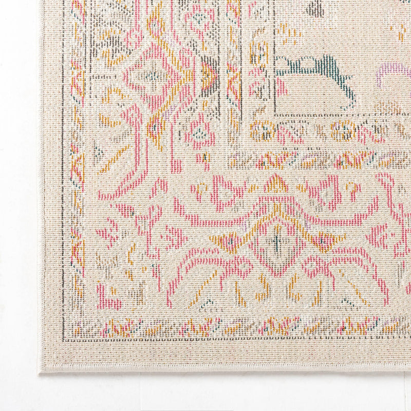 Serenade Oasis Collection Area Rug - Avalon Square Beige lifestyle 68