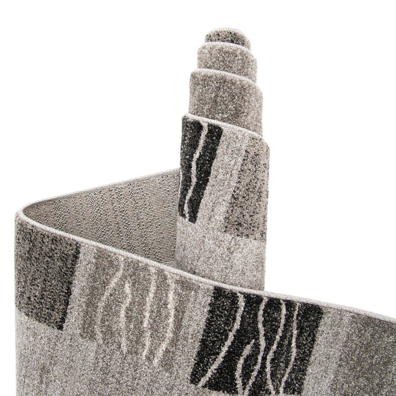 Studio Haven Collection Area Rug - Atelier Square Light Gray lifestyle 102
