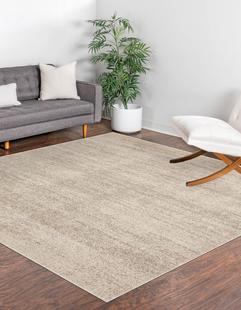 Studio Haven Collection Area Rug - Gallery (Bone Beige) Square Bone Beige lifestyle 66