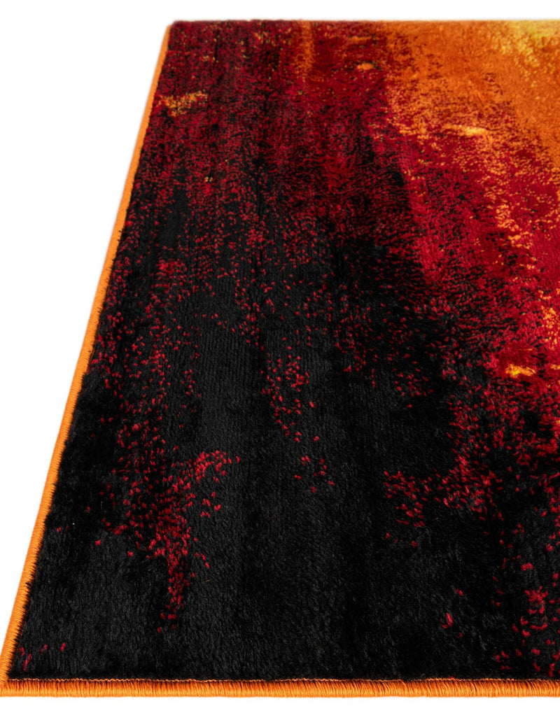 Urban Oasis Collection Area Rug - Sunset Rectangle Orange lifestyle 7