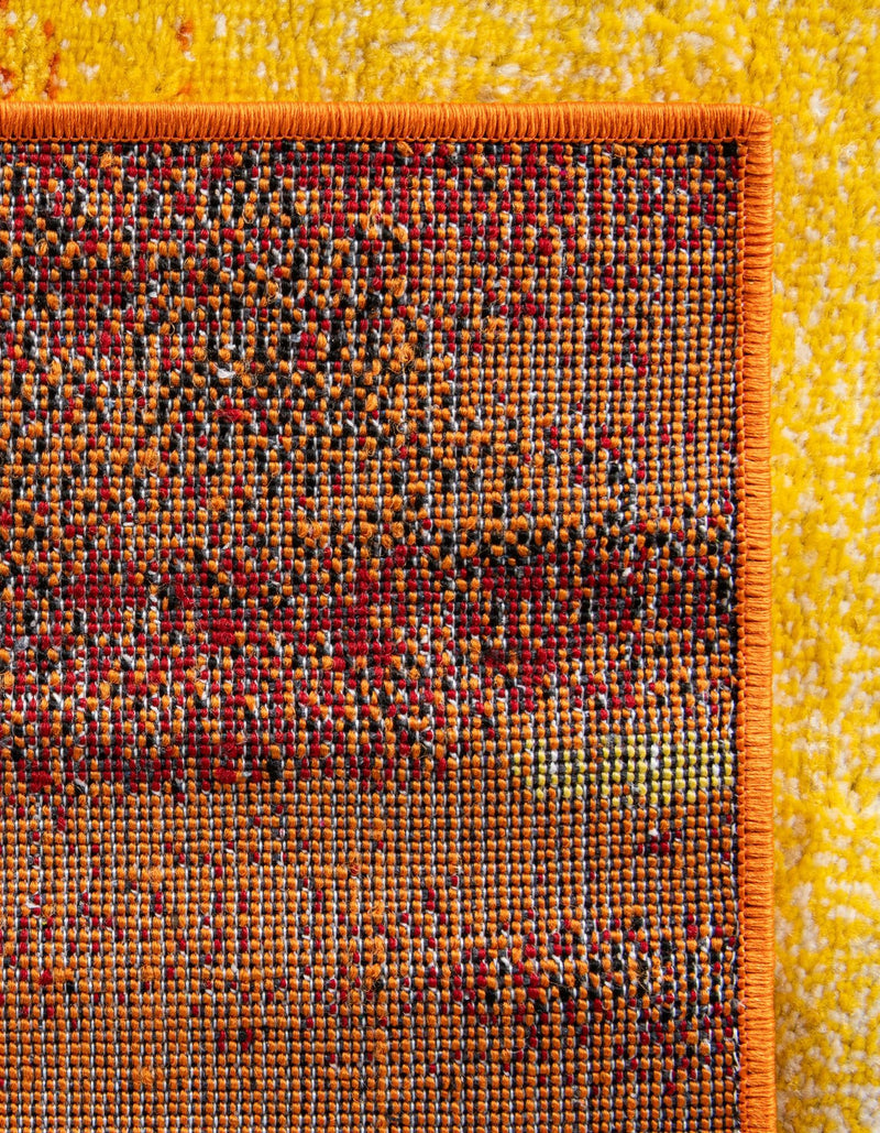 Urban Oasis Collection Area Rug - Sunset Rectangle Orange lifestyle 9