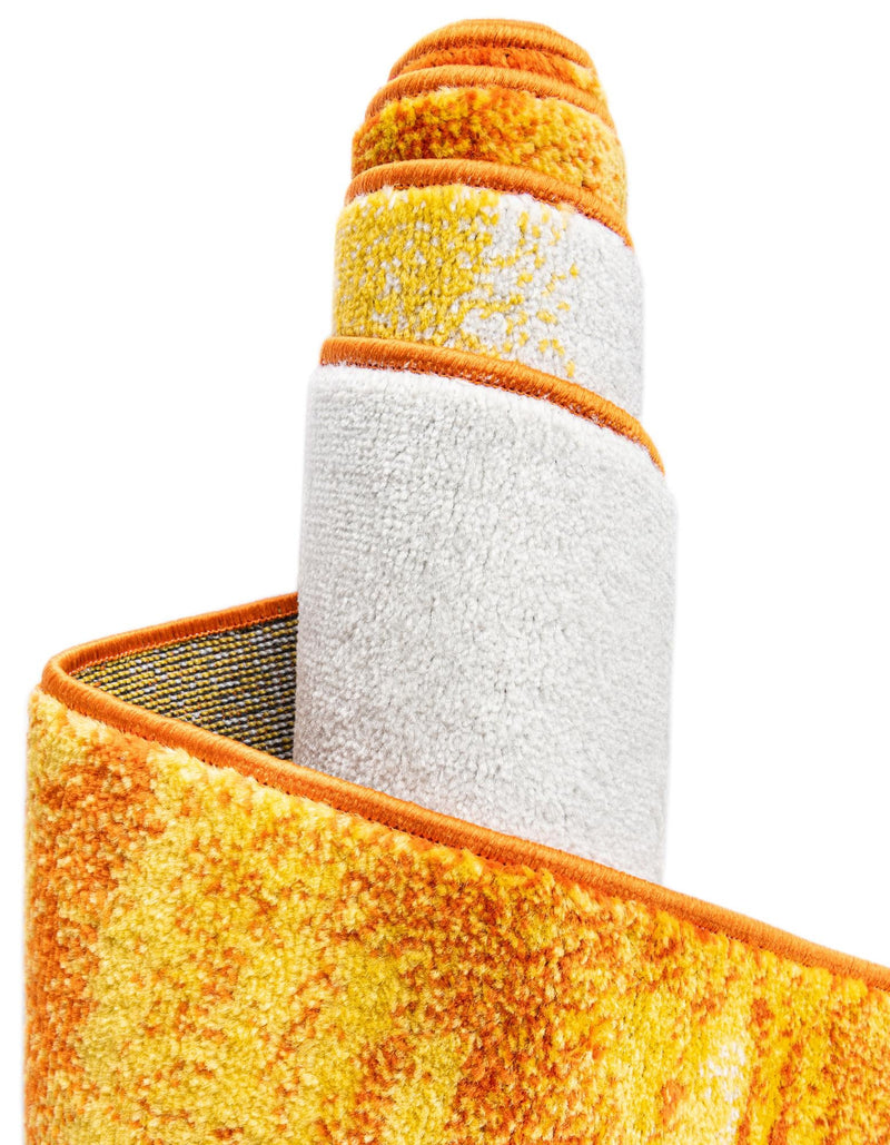 Urban Oasis Collection Area Rug - Sunset Rectangle Orange lifestyle 11