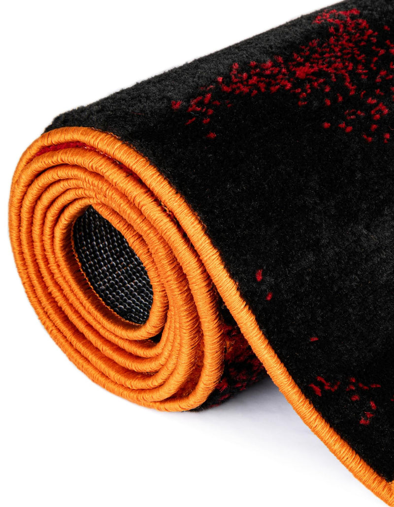 Urban Oasis Collection Area Rug - Sunset Rectangle Orange lifestyle 12
