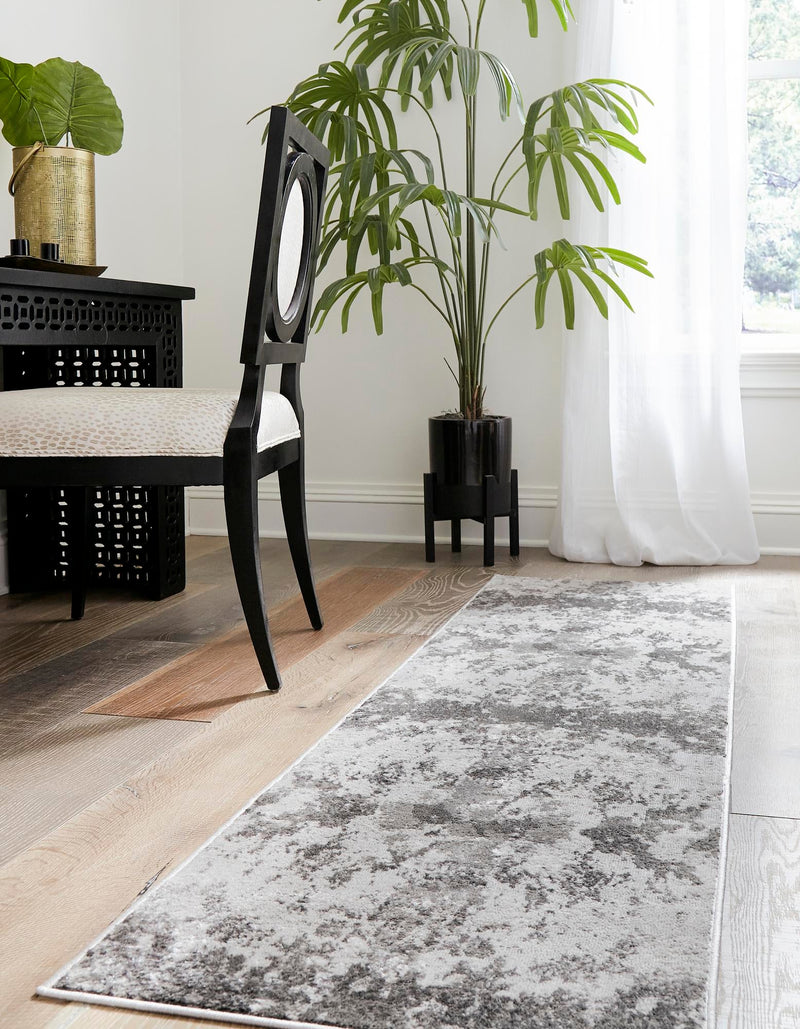 Urban Oasis Collection Area Rug - Greenwich Runner Light Gray lifestyle 25