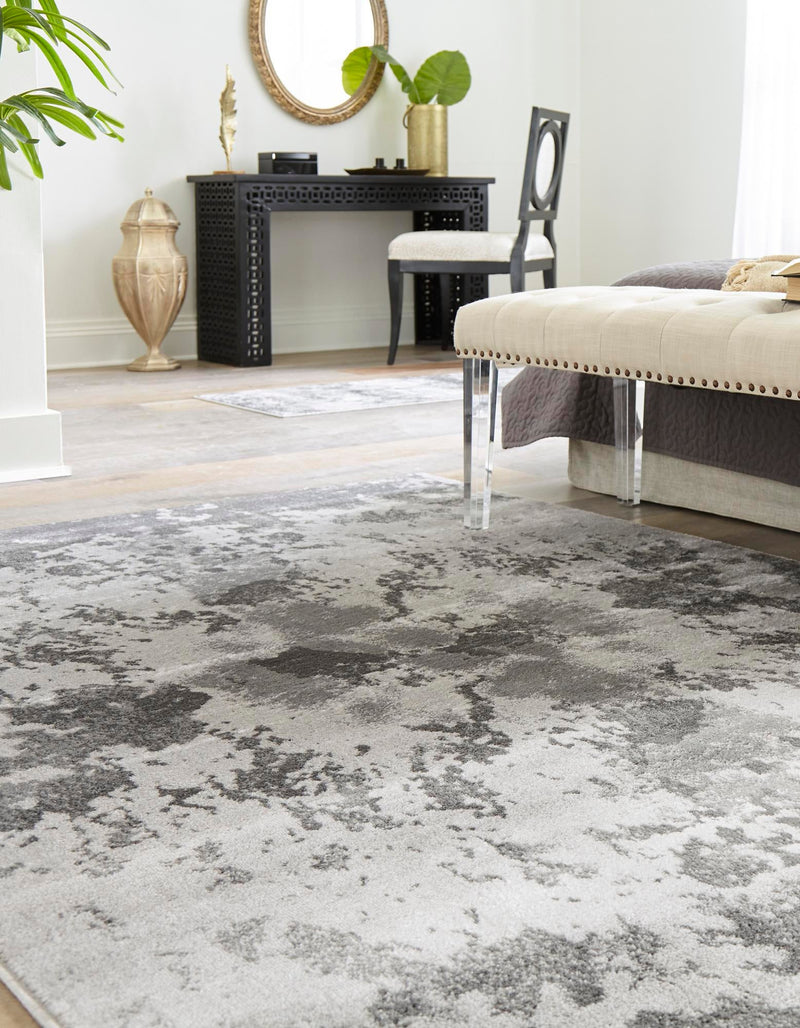 Urban Oasis Collection Area Rug - Greenwich Rectangle Light Gray lifestyle 3