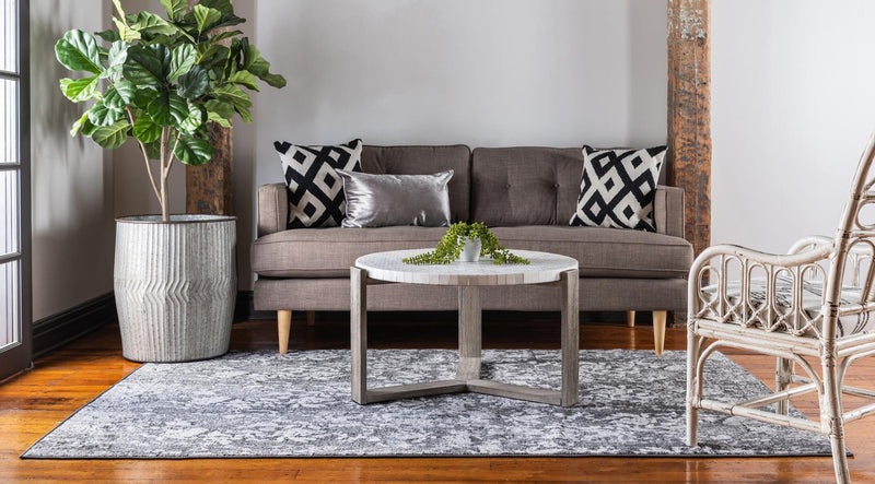 Urban Oasis Collection Area Rug - Carroll Rectangle Dark Gray lifestyle 4