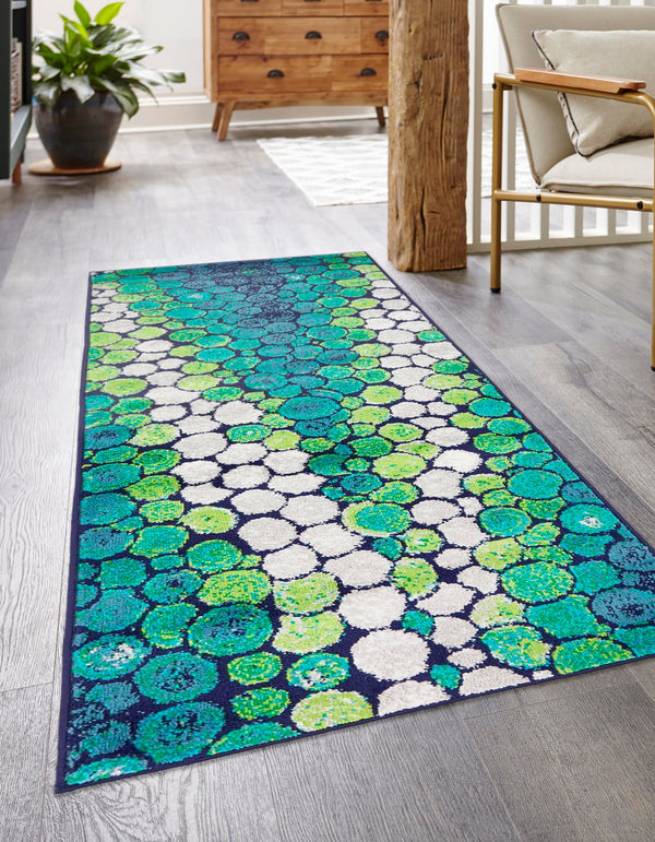 Urban Oasis Collection Area Rug - Tribeca Runner Light Green lifestyle 18