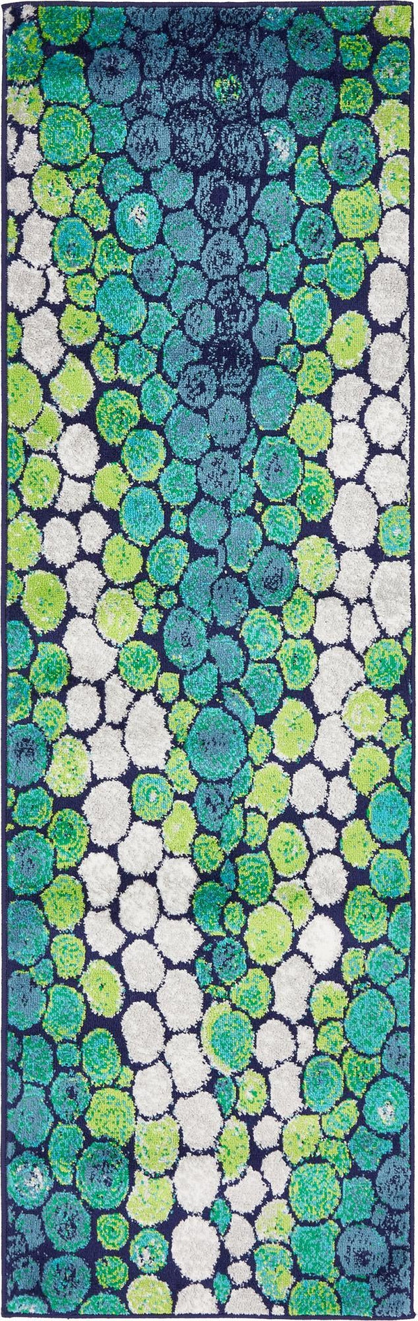 Urban Oasis Collection Area Rug - Tribeca Runner Light Green lifestyle 16