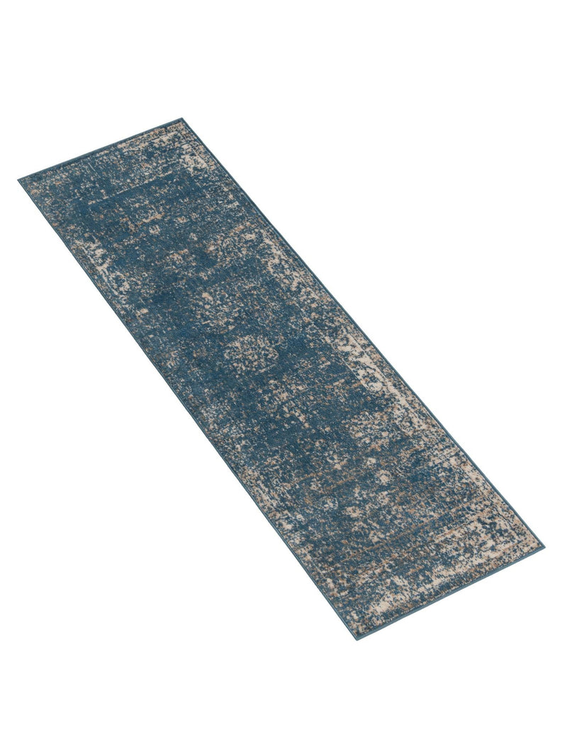 Riviera Elegance Collection Area Rug - Antibes (Blue) Runner Blue lifestyle 35