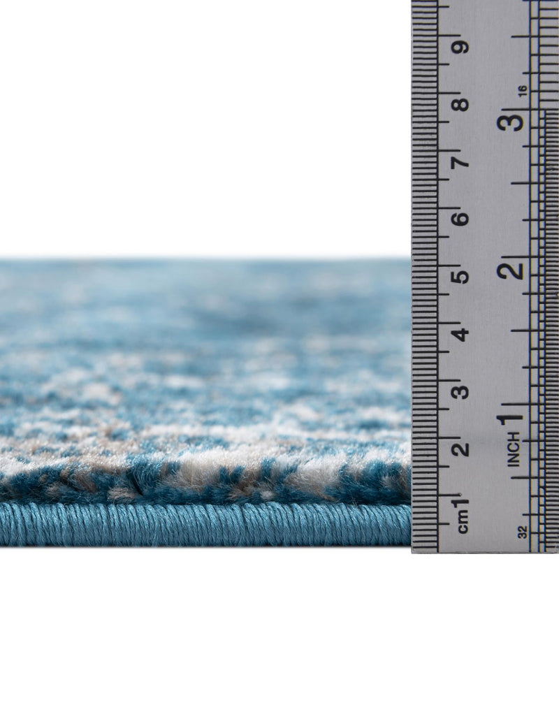 Riviera Elegance Collection Area Rug - Antibes (Blue) Rectangle Blue lifestyle 20