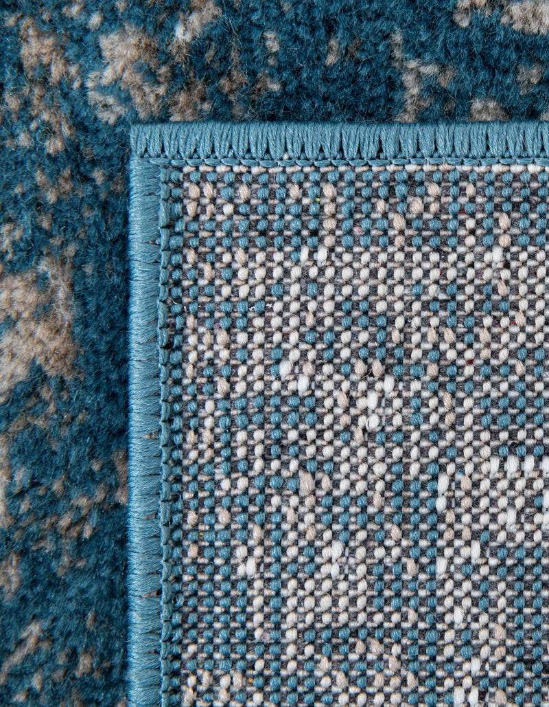 Riviera Elegance Collection Area Rug - Antibes (Blue) Rectangle Blue lifestyle 28