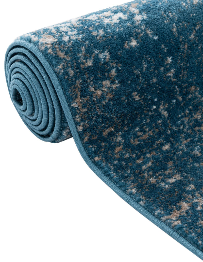 Riviera Elegance Collection Area Rug - Antibes (Blue) Rectangle Blue lifestyle 34