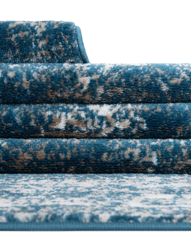 Riviera Elegance Collection Area Rug - Antibes (Blue) Rectangle Blue lifestyle 38