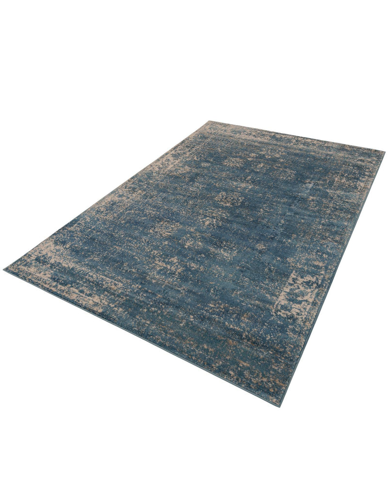 Riviera Elegance Collection Area Rug - Antibes (Blue) Rectangle Blue lifestyle 3