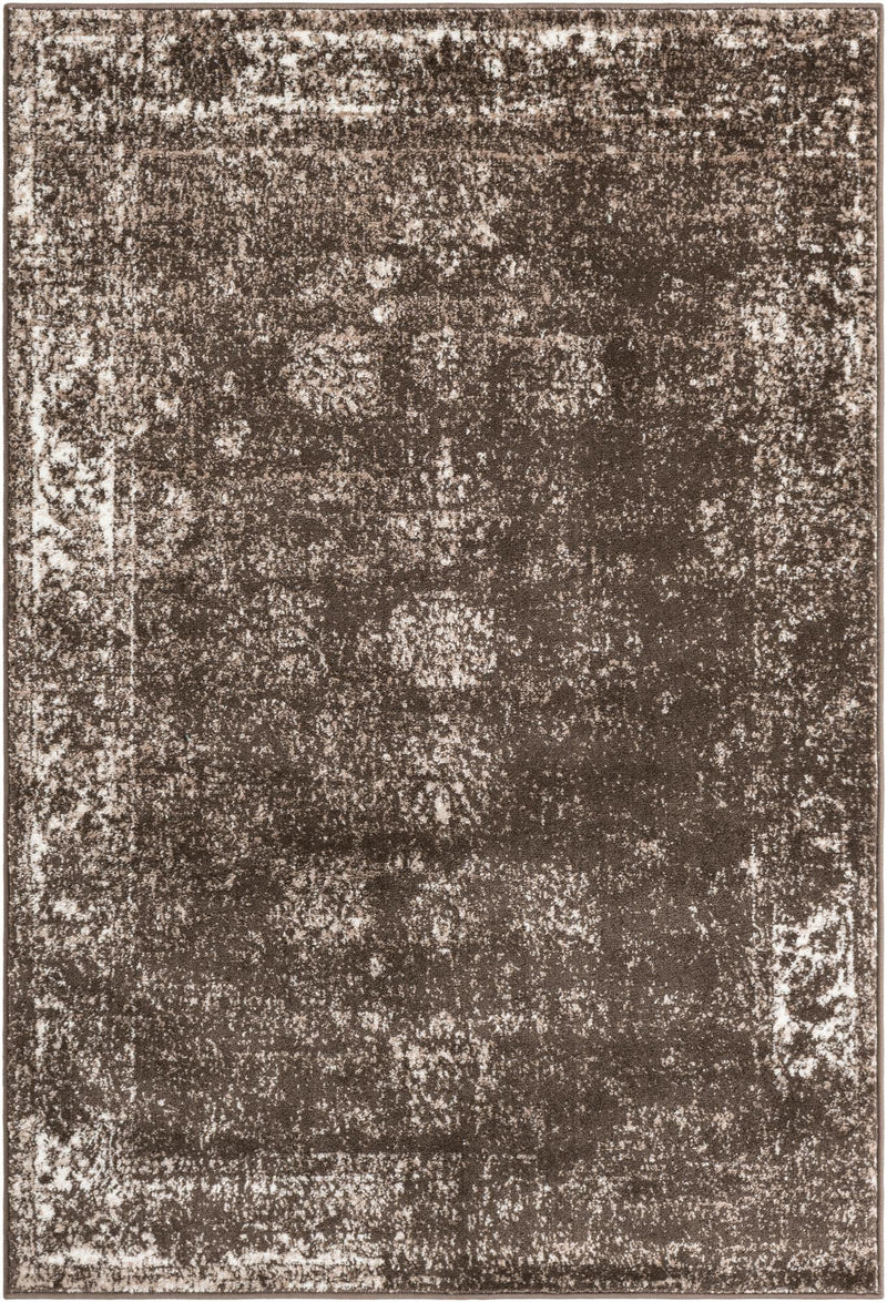 Riviera Elegance Collection Area Rug - Antibes (Brown) Rectangle Brown Main