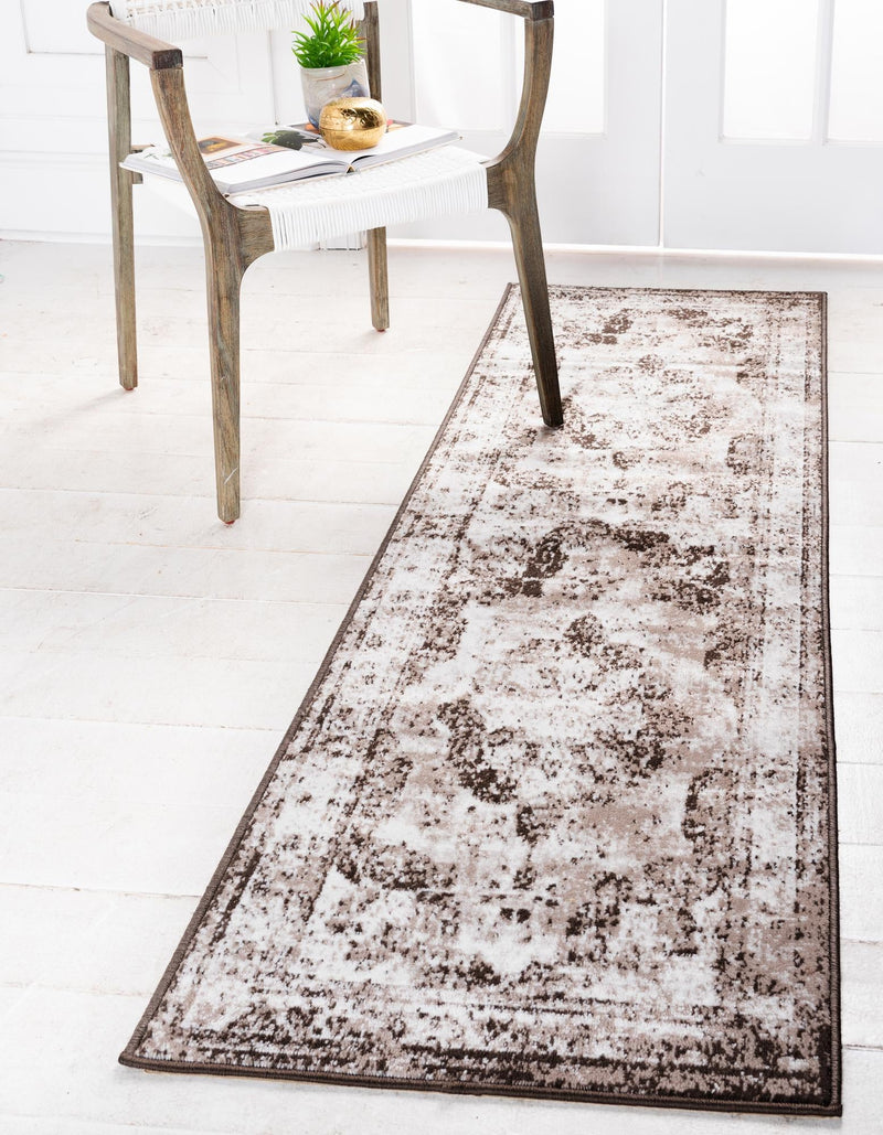 Riviera Elegance Collection Area Rug - Menton (Light Brown) Runner Light Brown lifestyle 29