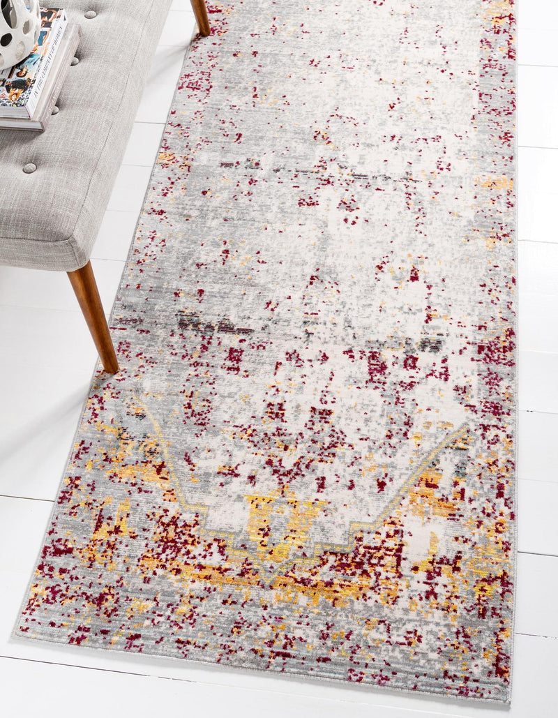 Lagoon Luxe Collection Area Rug - Seastar Runner Gray lifestyle 13