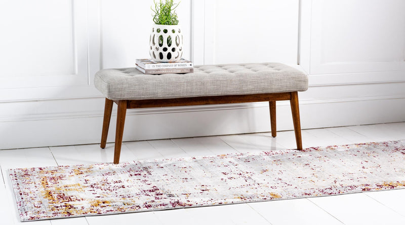 Lagoon Luxe Collection Area Rug - Seastar Runner Gray lifestyle 15
