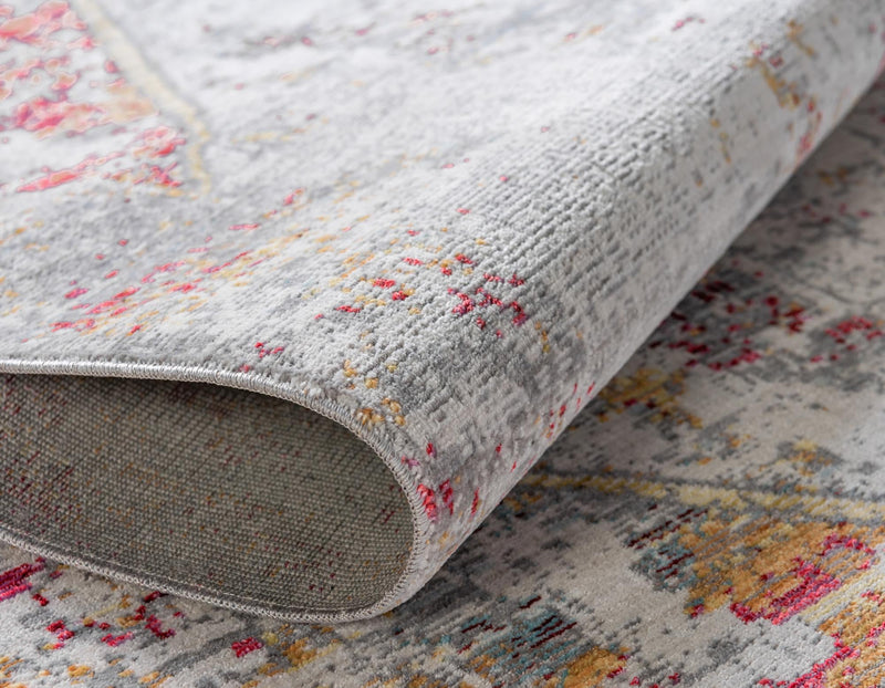 Lagoon Luxe Collection Area Rug - Seastar Runner Gray lifestyle 23