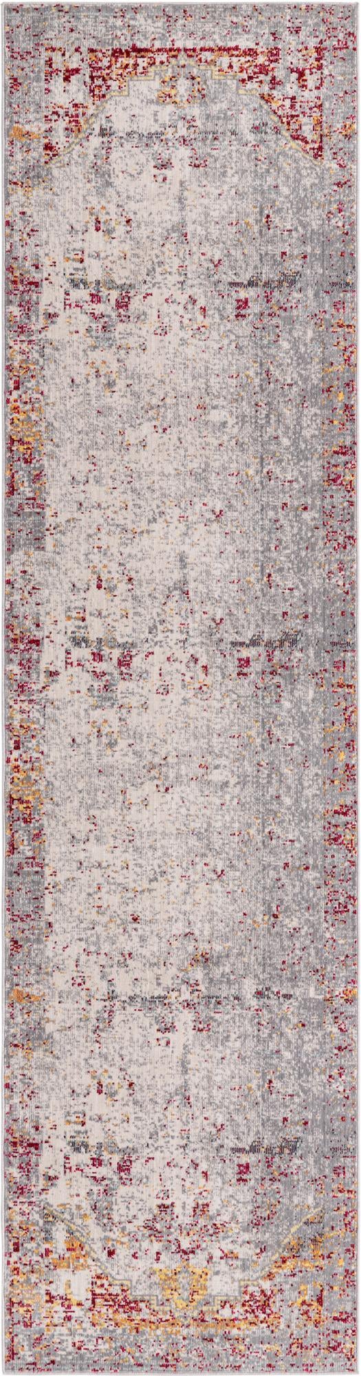 Lagoon Luxe Collection Area Rug - Seastar Runner Gray lifestyle 11
