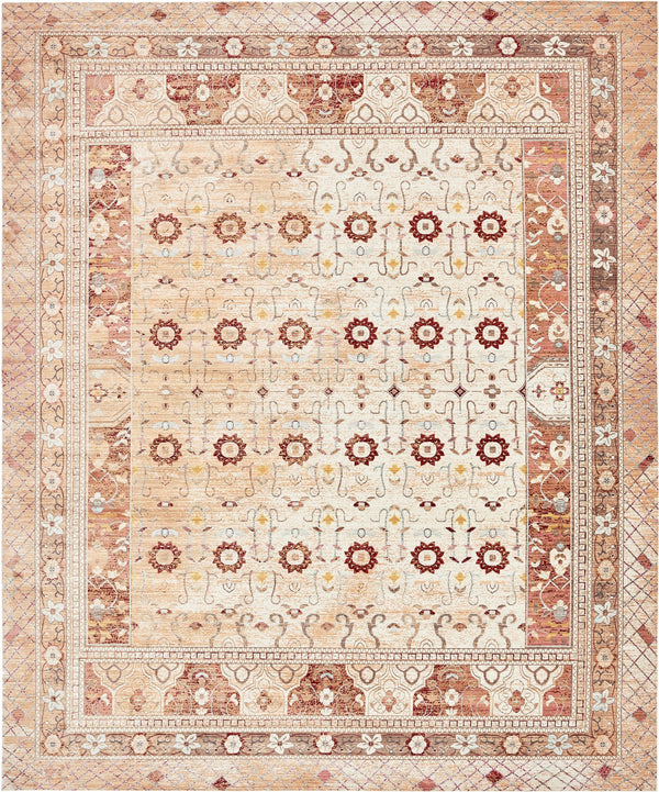 Lagoon Luxe Collection Area Rug - Dock Rectangle Beige Main