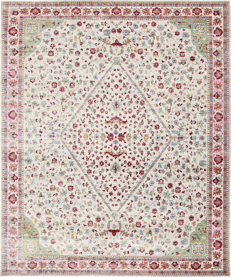 Lagoon Luxe Collection Area Rug - Coastline Rectangle Gray Main